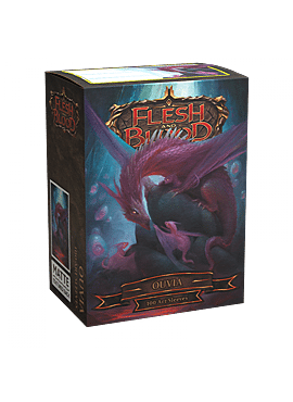Dragon Shield Flesh and Blood License Standard Art Sleeves - Ouvia (100 Sleeves)